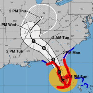 Hurricane Irma landfall on Florida from NHC.