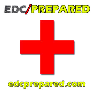 EDC/PREPARED logo and a red cross